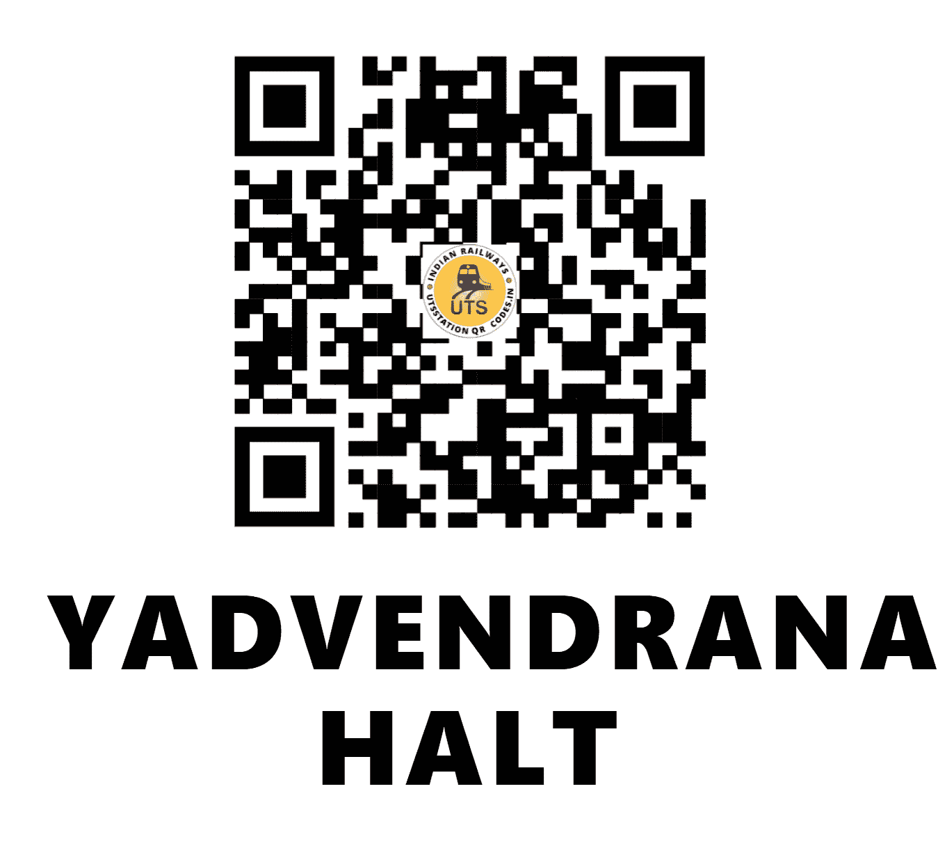 UTS QR Code for YADVENDRANAGAR HALT - YDV (NE - UTTAR PRADESH)